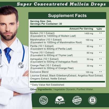 Zymera Mullein leaf drops